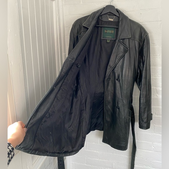 DANIER LEATHER COAT - Picture 6 of 7